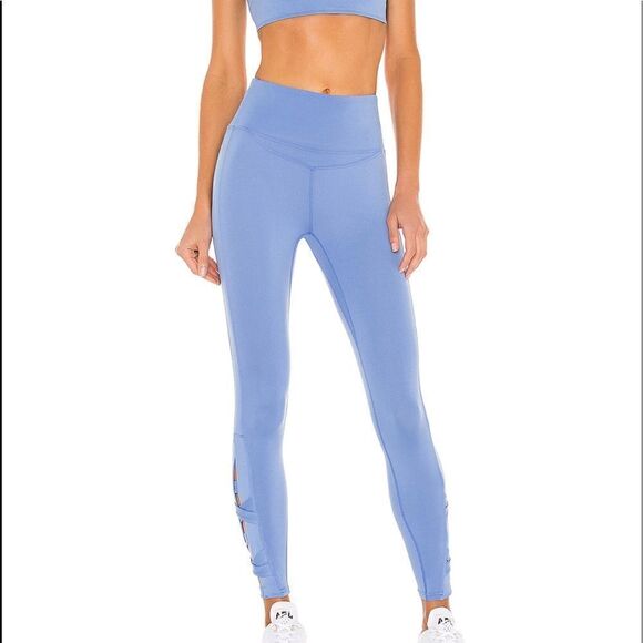 NEW Free People Movement Very Prarie Legging in Corsican Sea.Size M - Picture 1 of 16